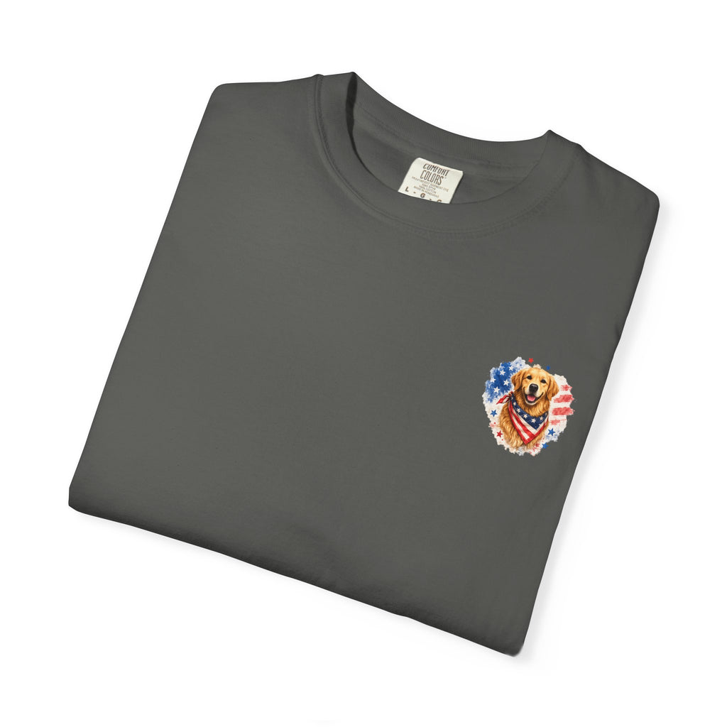 Patriotic Golden Retriever T-Shirt