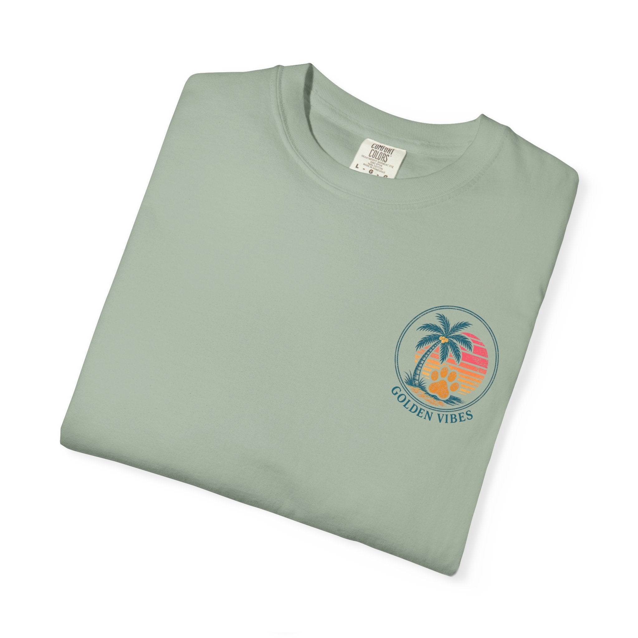 Enjoy the Ride T-Shirt — Golden Retriever Vintage Sunset Beach Tee