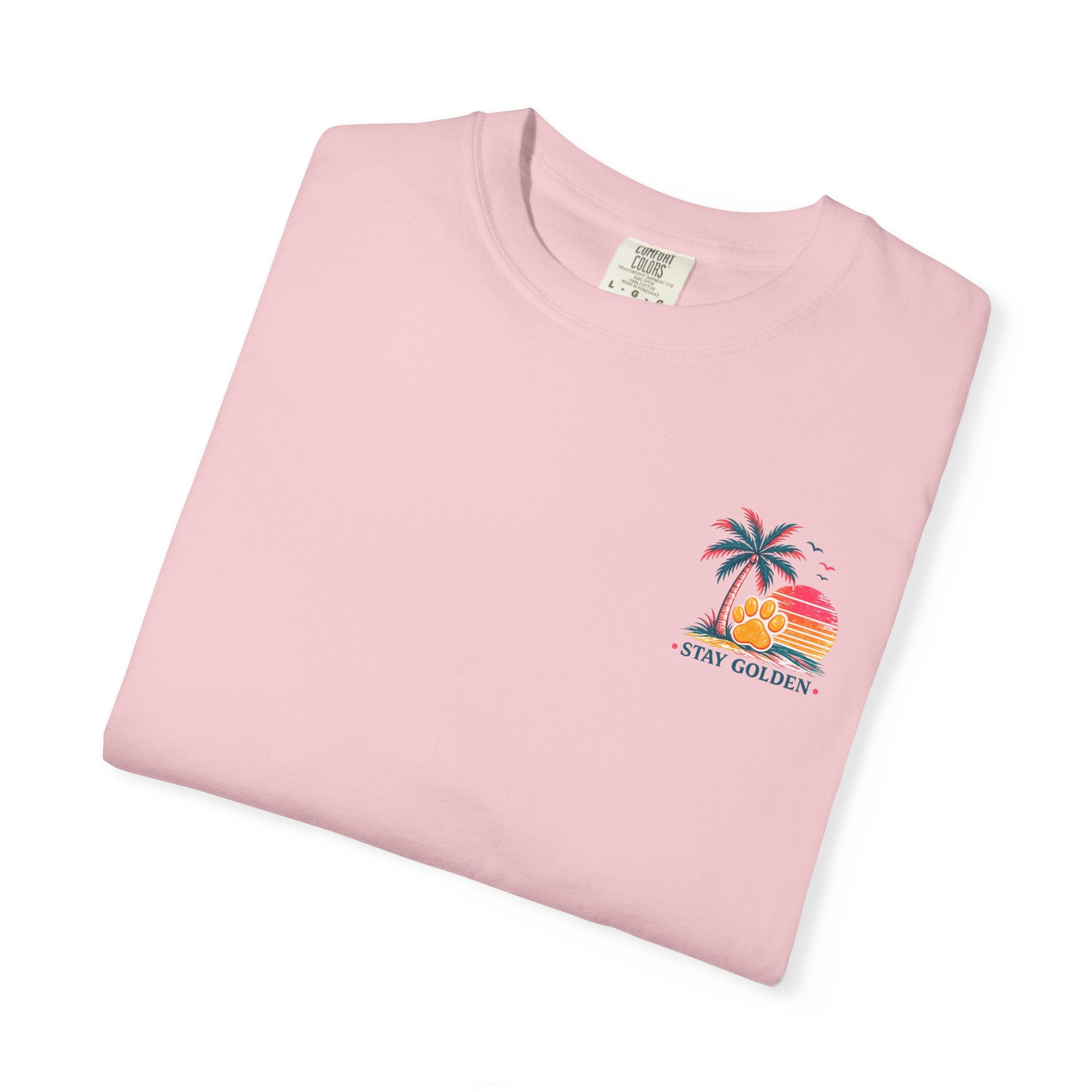 In My Golden Era Dog Graphic T-Shirt | Retro Sunglasses Palm Sunset