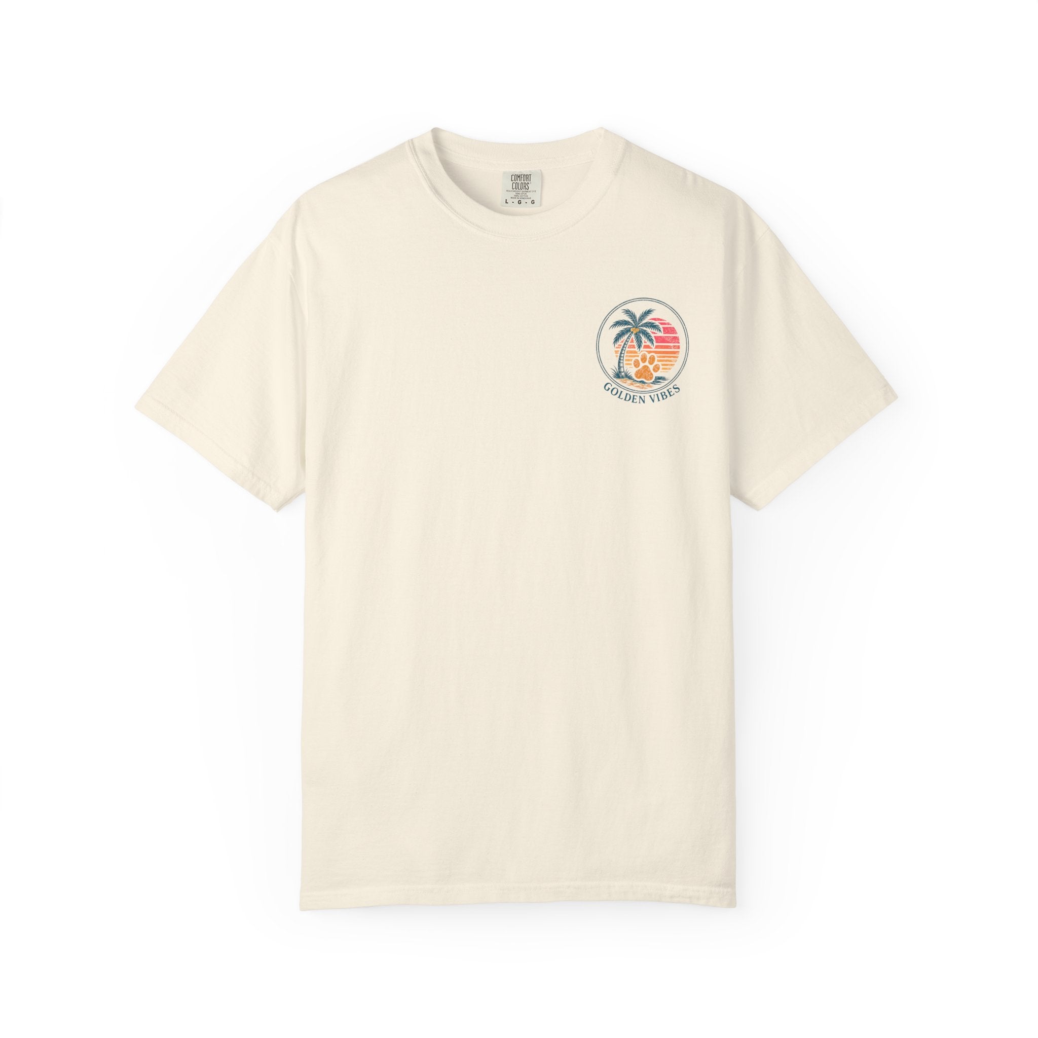Enjoy the Ride T-Shirt — Golden Retriever Vintage Sunset Beach Tee