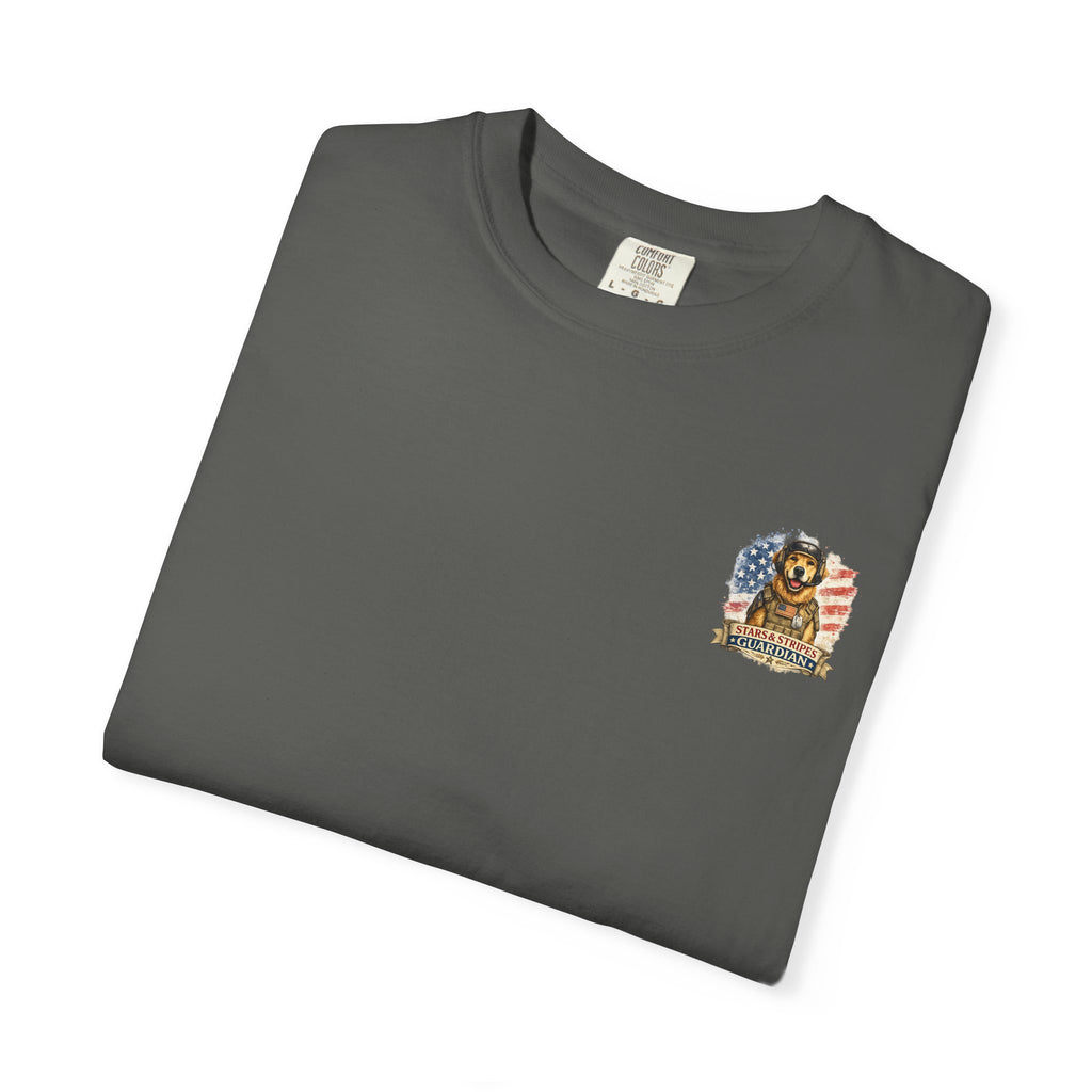 Guardian Dog T-Shirt - Stars & Stripes Military K9 Tee
