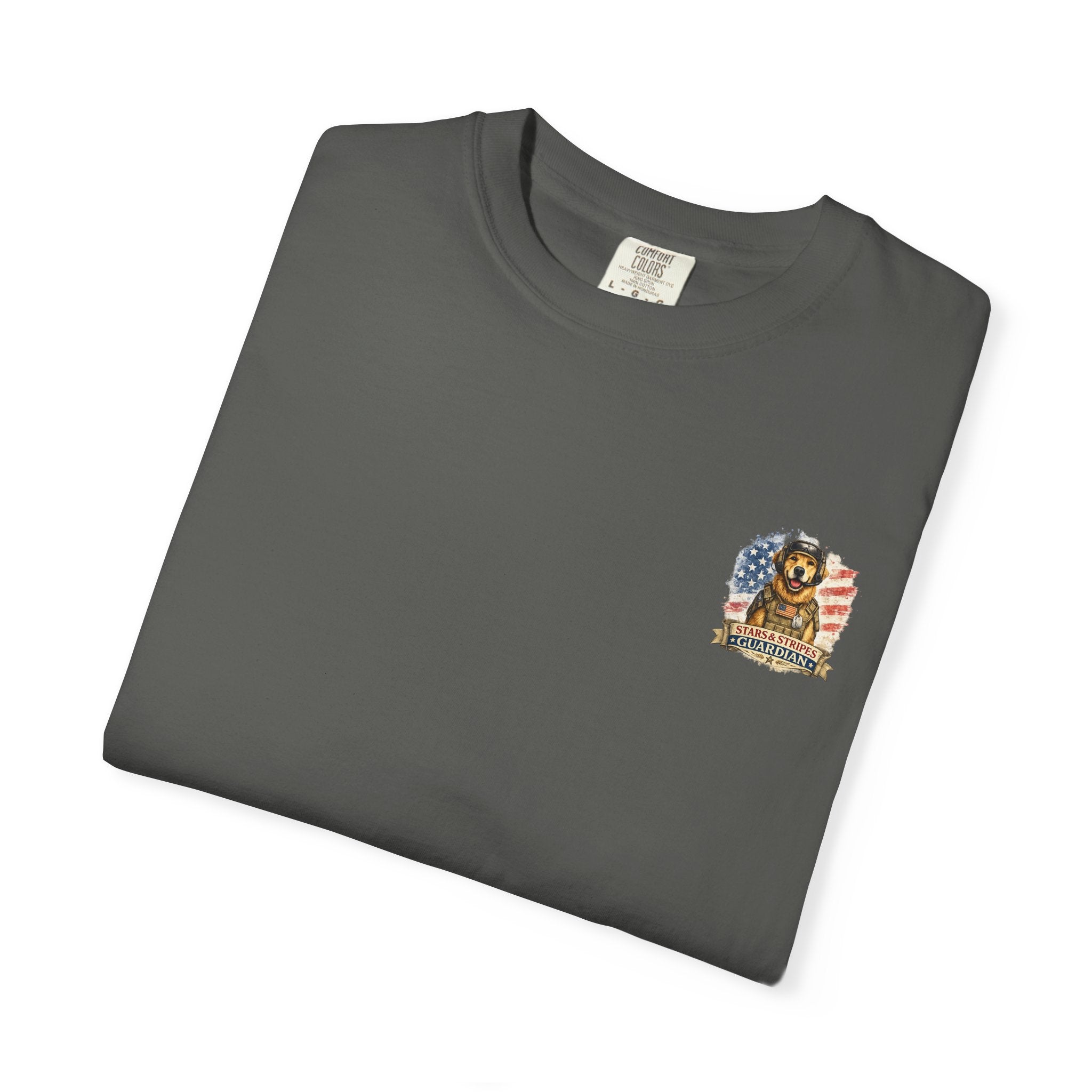 Guardian Dog T-Shirt - Stars & Stripes Military K9 Tee