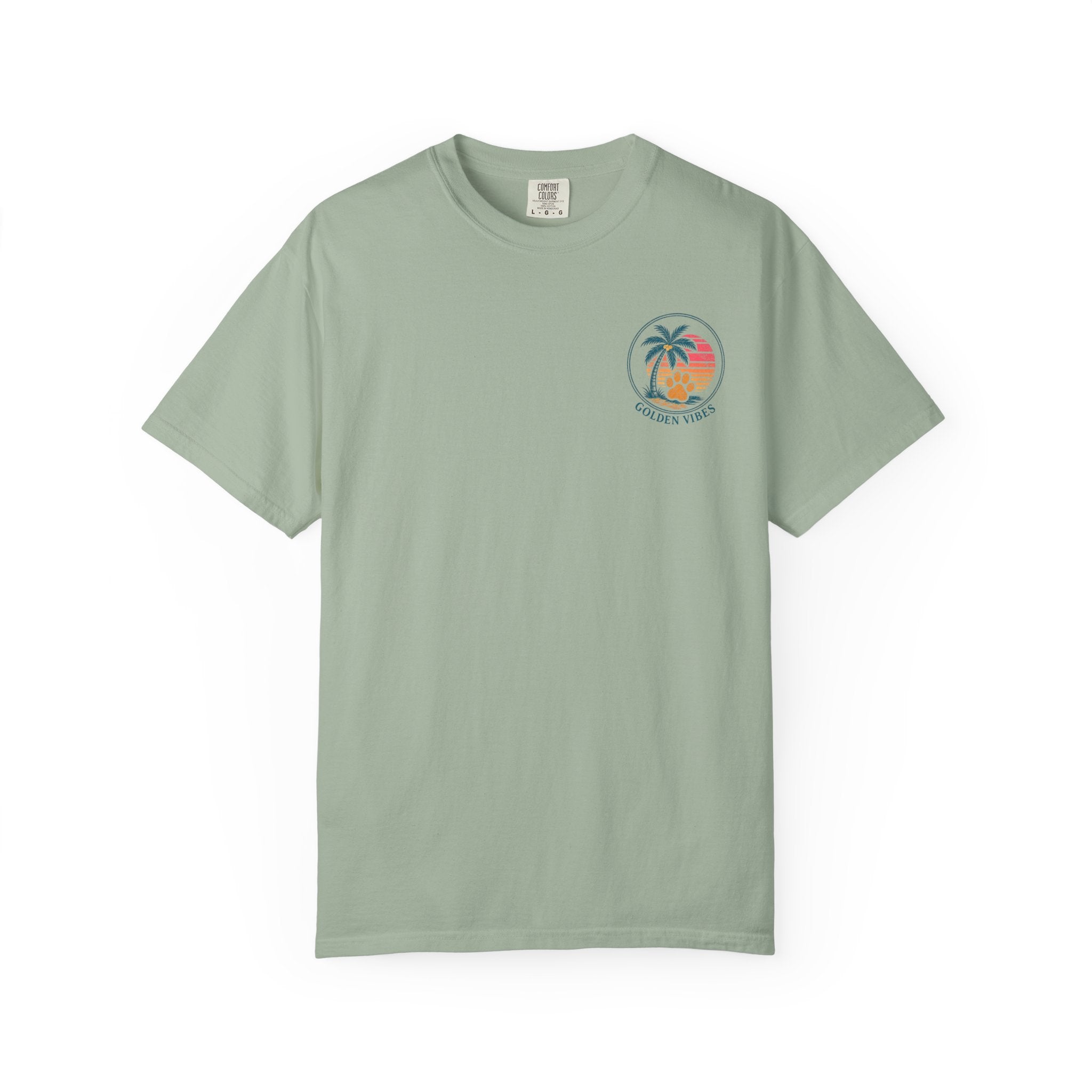 Enjoy the Ride T-Shirt — Golden Retriever Vintage Sunset Beach Tee