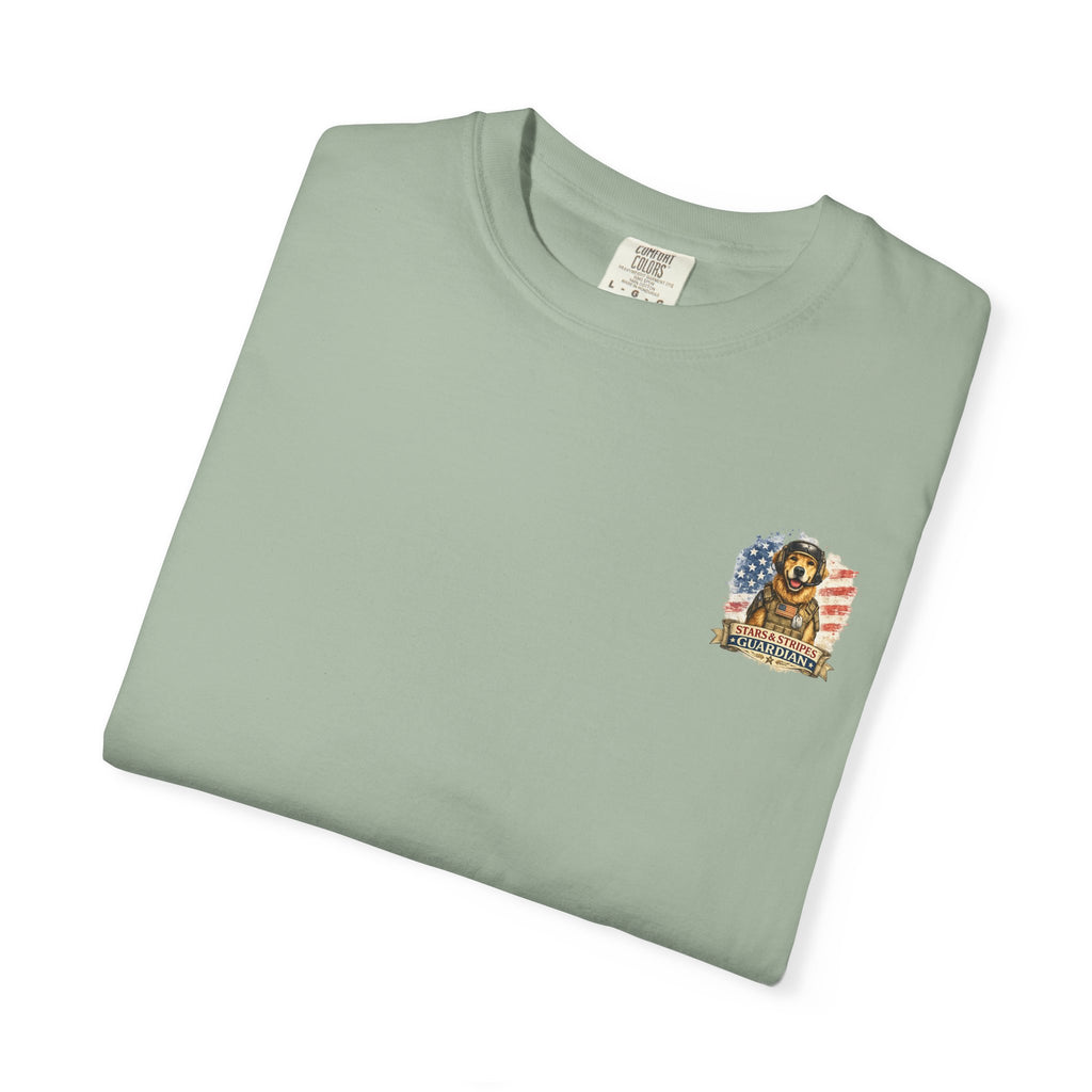 Guardian Dog T-Shirt - Stars & Stripes Military K9 Tee