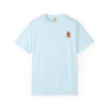 Patriotic Dog T-Shirt — Golden Retriever with Flags & Fireworks