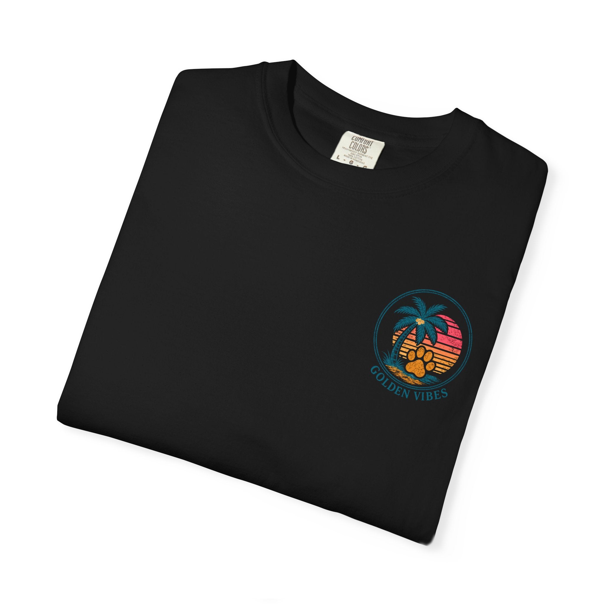 Enjoy the Ride T-Shirt — Golden Retriever Vintage Sunset Beach Tee