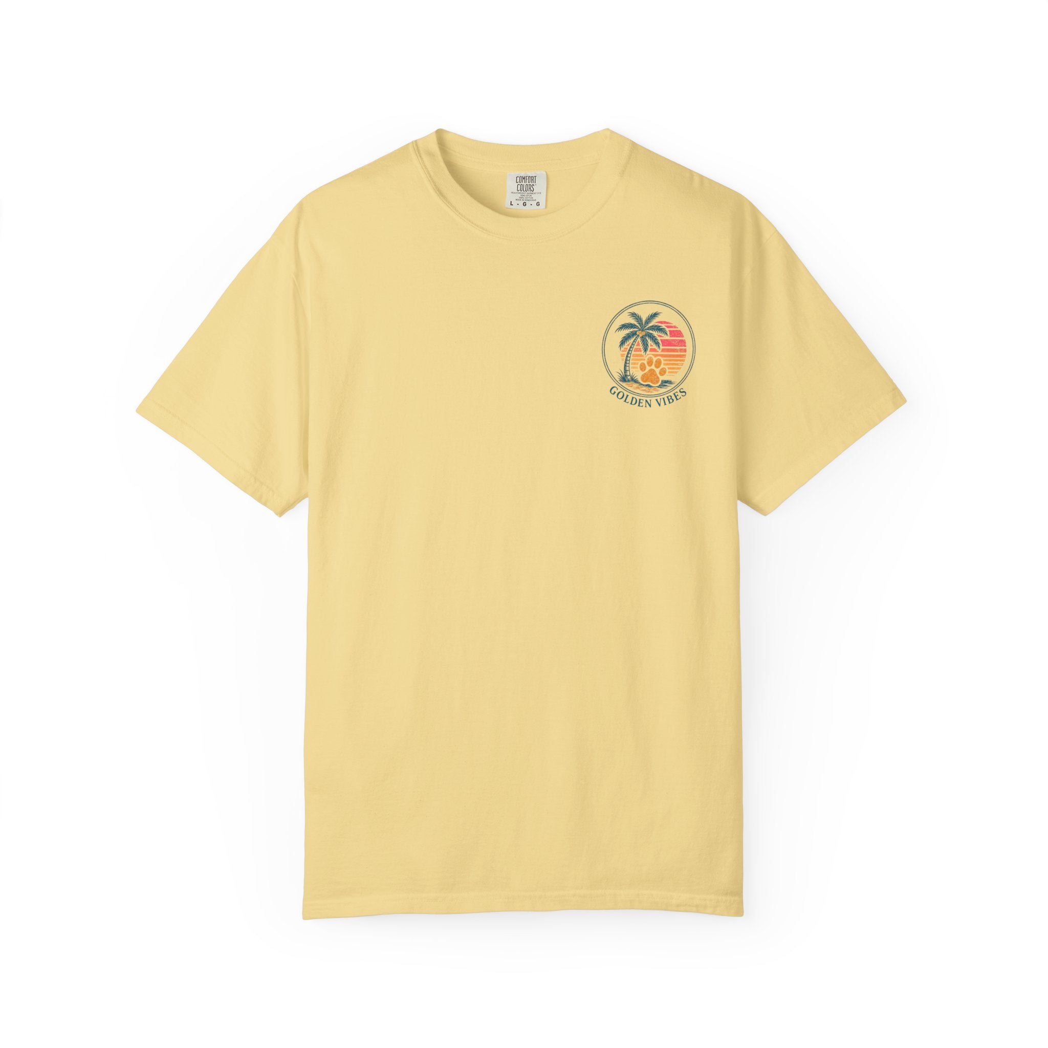 Enjoy the Ride T-Shirt — Golden Retriever Vintage Sunset Beach Tee