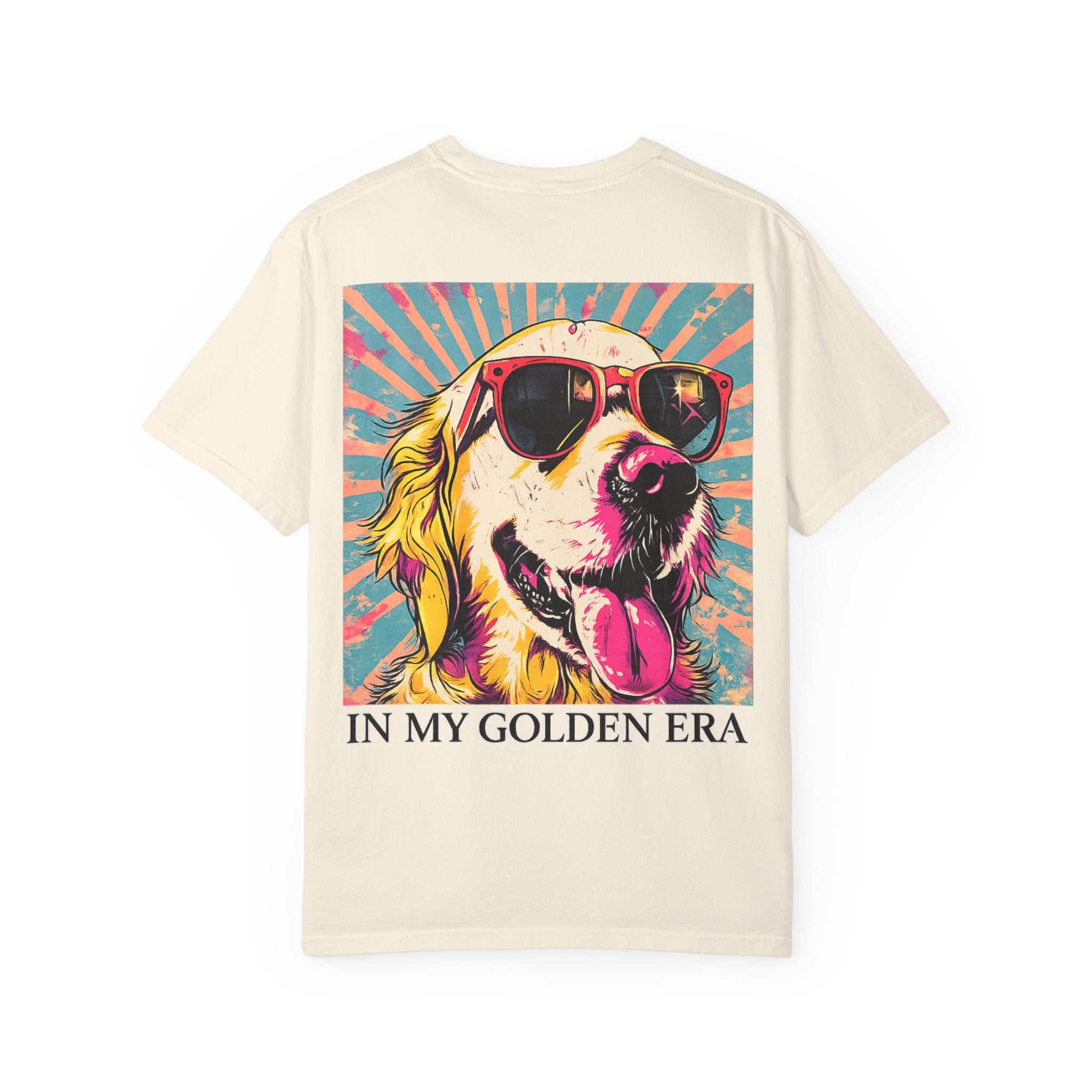 Golden Retriever Retro Tee - "In My Golden Era" Graphic T-Shirt