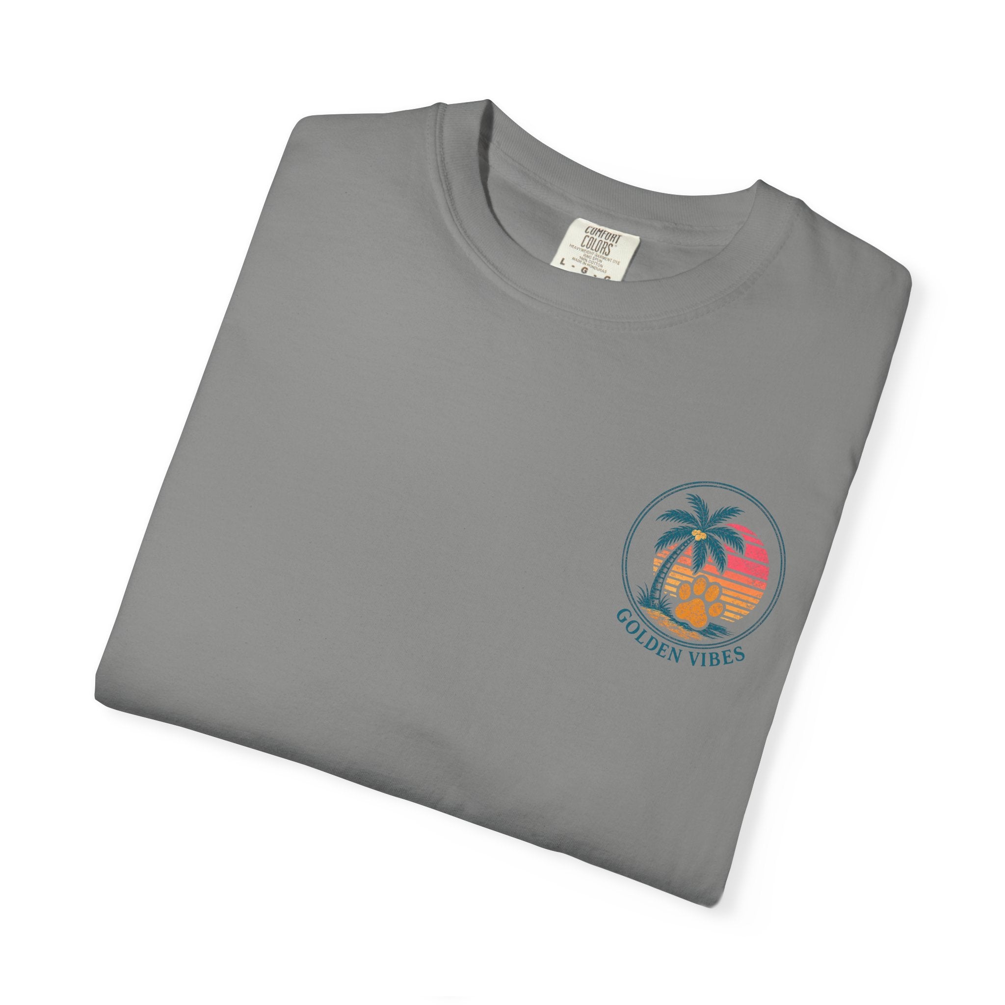 Enjoy the Ride T-Shirt — Golden Retriever Vintage Sunset Beach Tee
