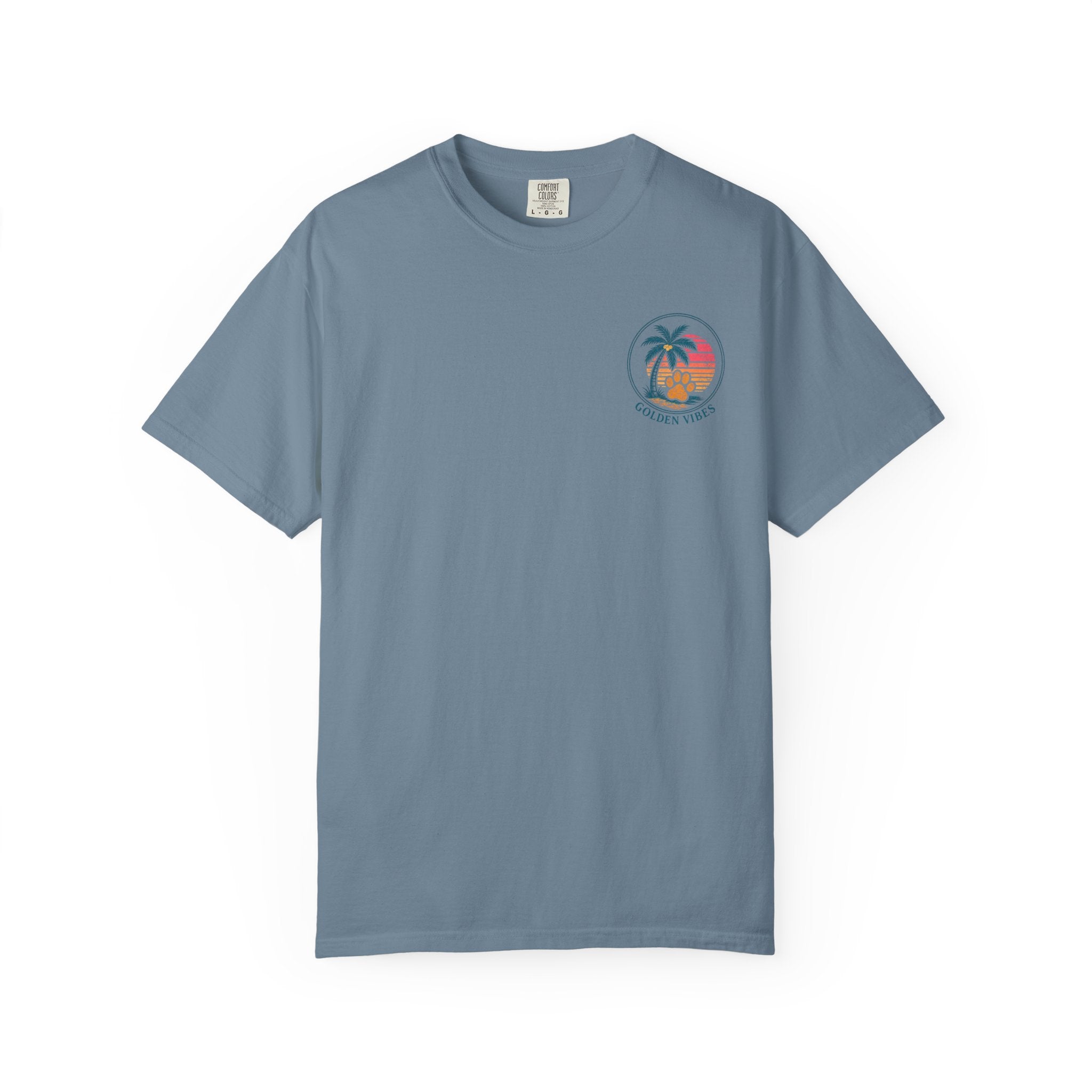 Enjoy the Ride T-Shirt — Golden Retriever Vintage Sunset Beach Tee