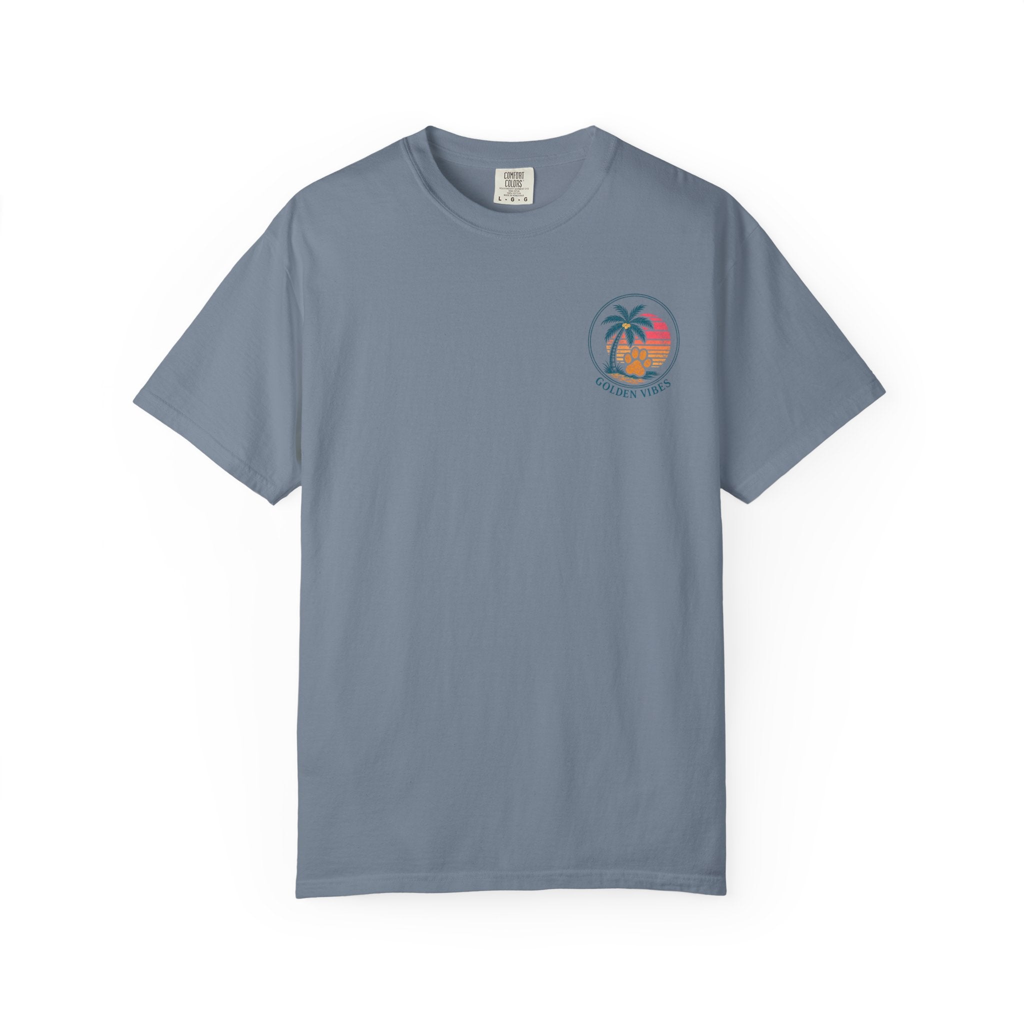 Enjoy the Ride T-Shirt — Golden Retriever Vintage Sunset Beach Tee