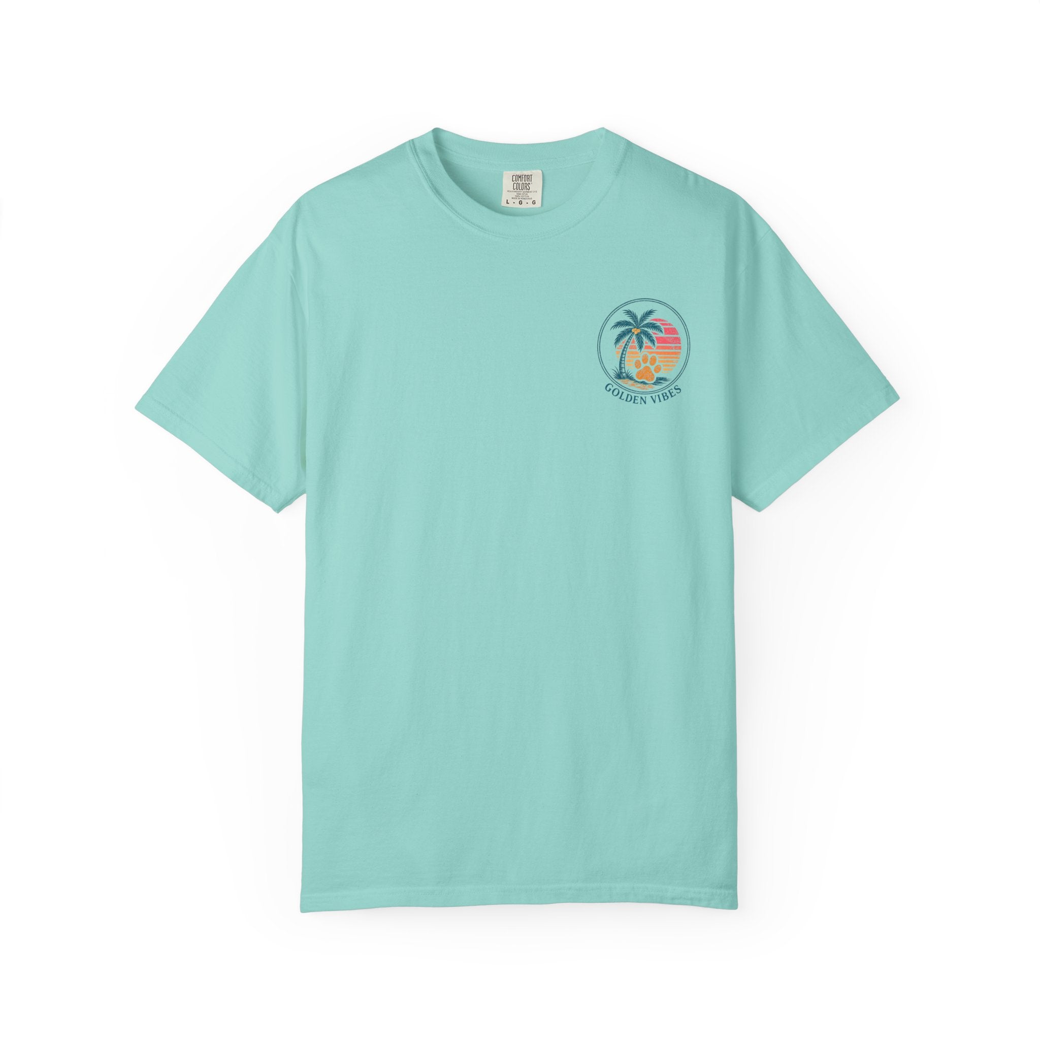 Enjoy the Ride T-Shirt — Golden Retriever Vintage Sunset Beach Tee