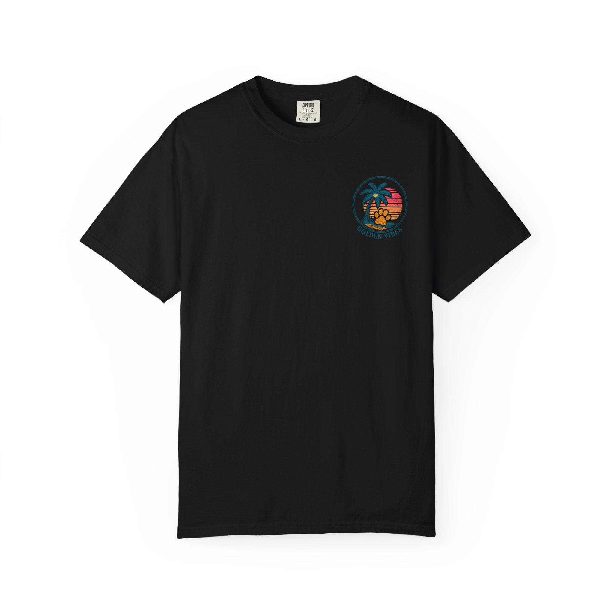 Enjoy the Ride T-Shirt — Golden Retriever Vintage Sunset Beach Tee