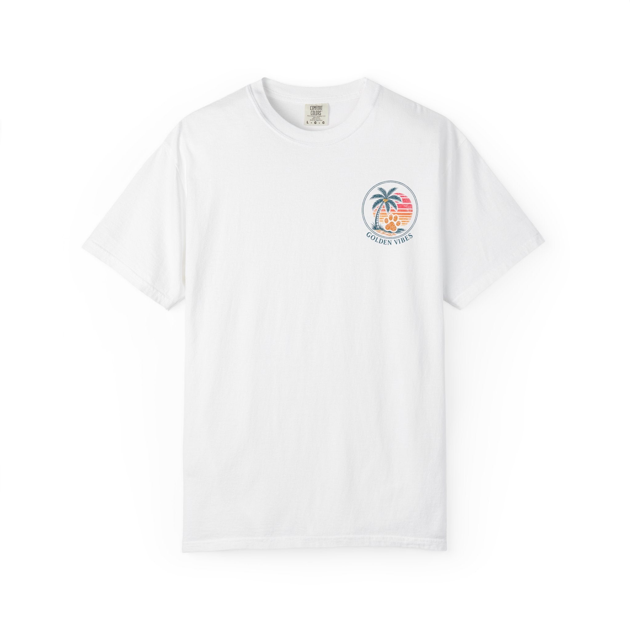 Enjoy the Ride T-Shirt — Golden Retriever Vintage Sunset Beach Tee