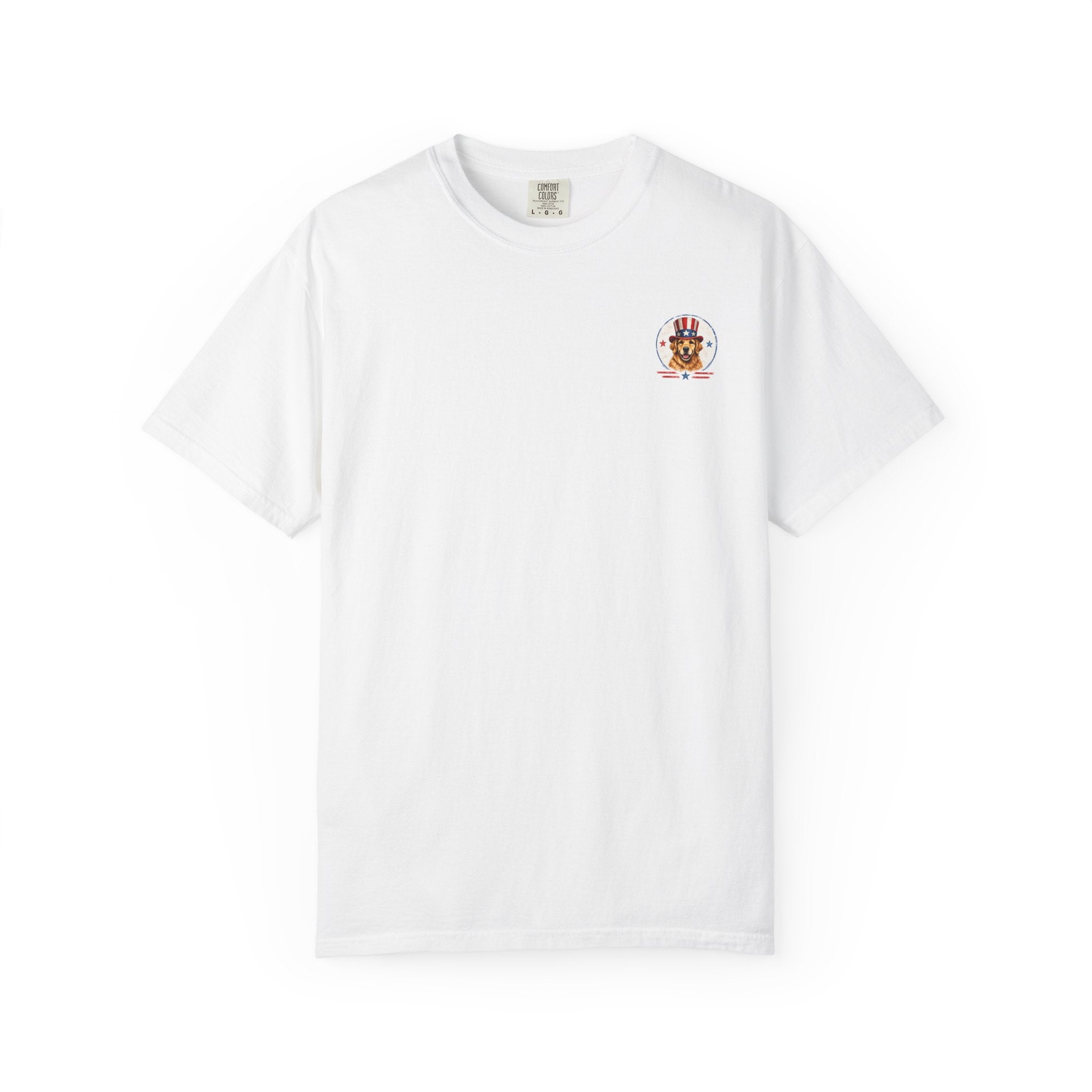 Patriotic Labrador T-Shirt — 4th of July American Flag Dog Tee
