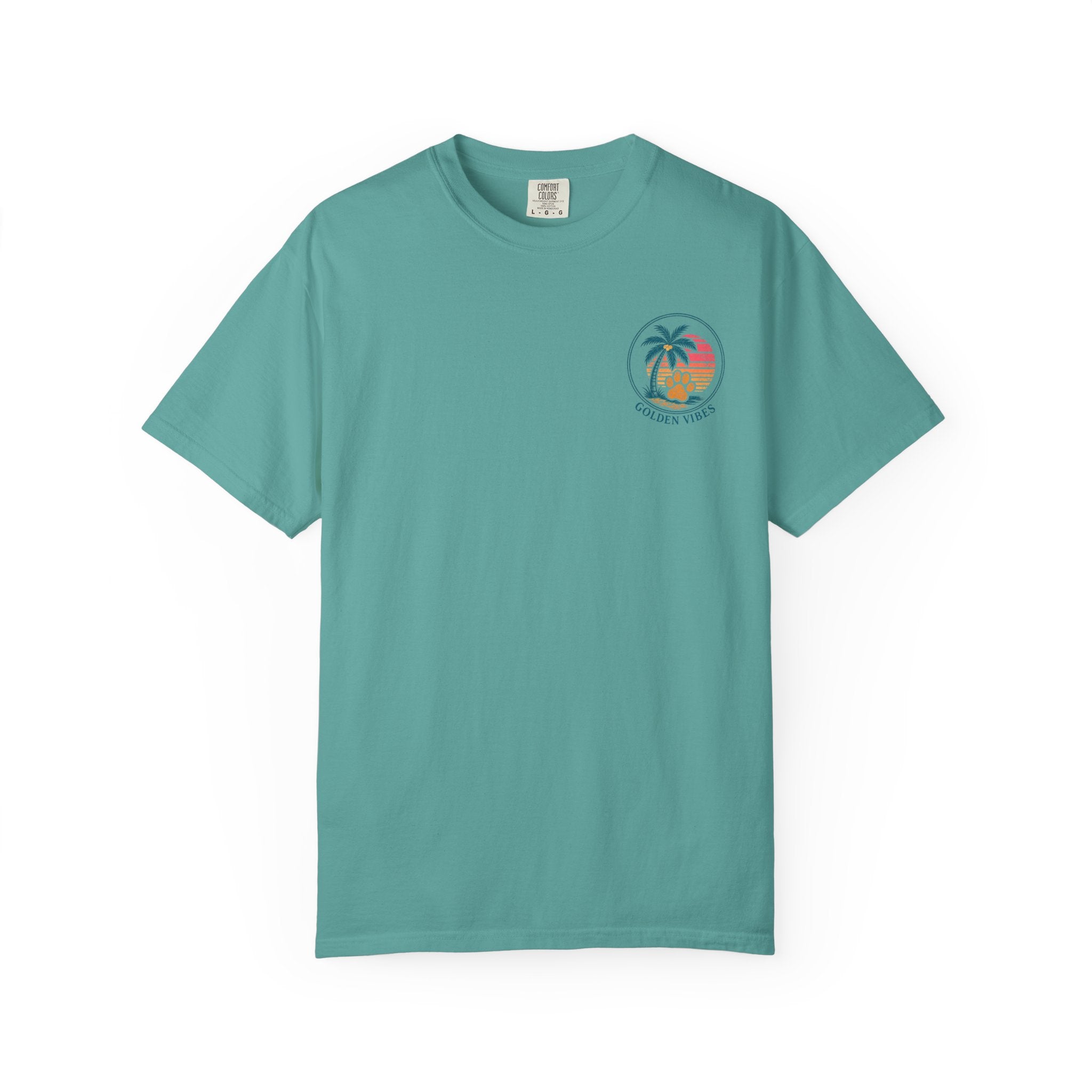Enjoy the Ride T-Shirt — Golden Retriever Vintage Sunset Beach Tee