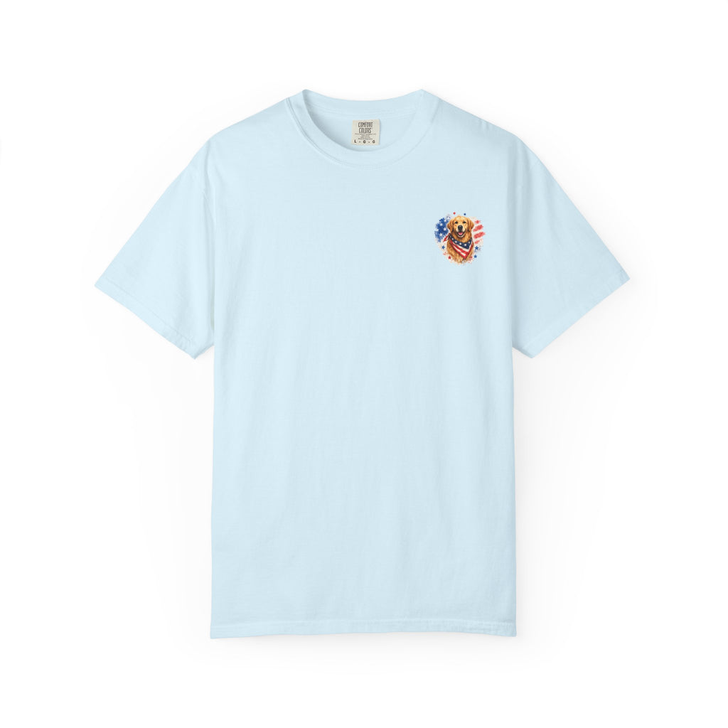 Patriotic Golden Retriever T-Shirt