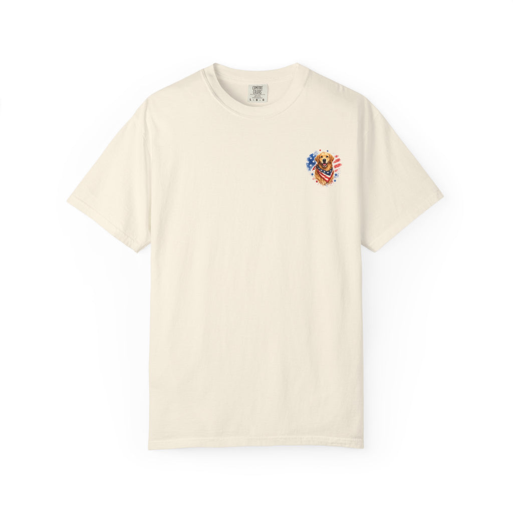 Patriotic Golden Retriever T-Shirt