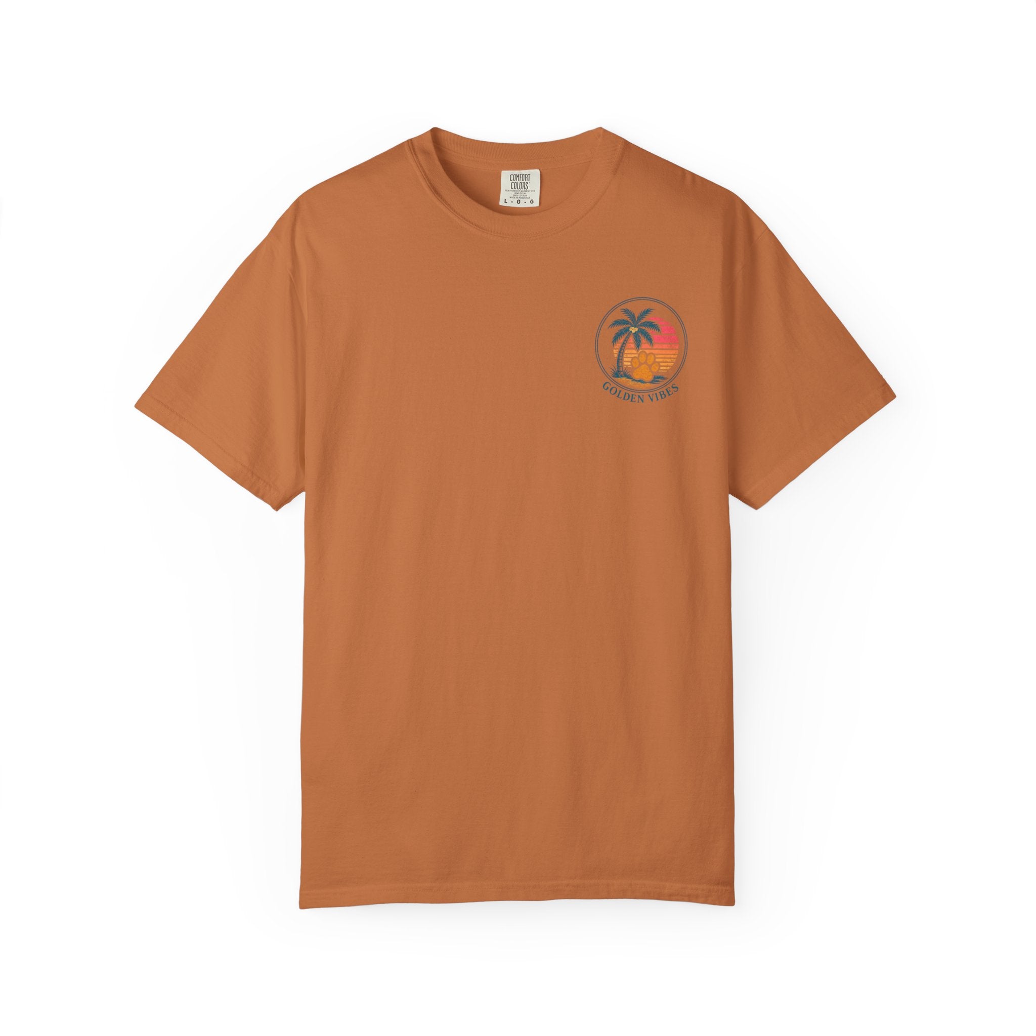 Enjoy the Ride T-Shirt — Golden Retriever Vintage Sunset Beach Tee
