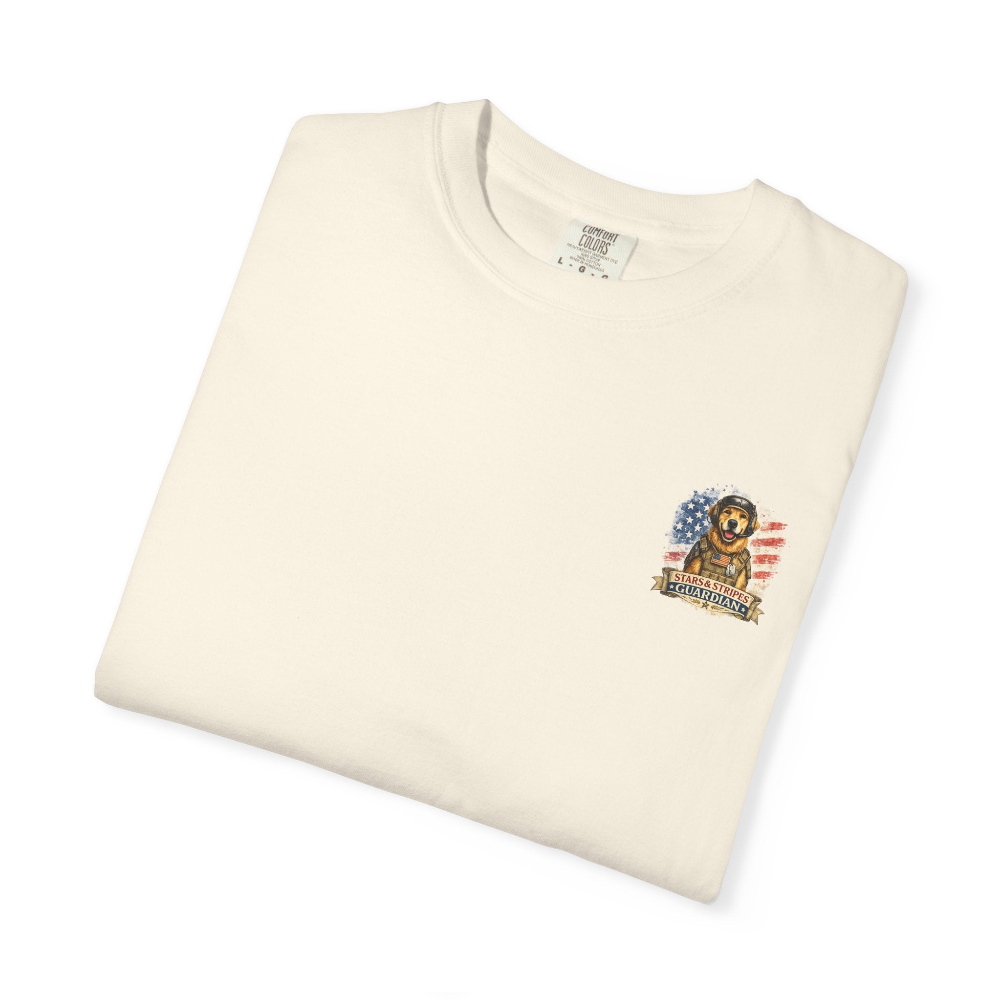 Guardian Dog T-Shirt - Stars & Stripes Military K9 Tee