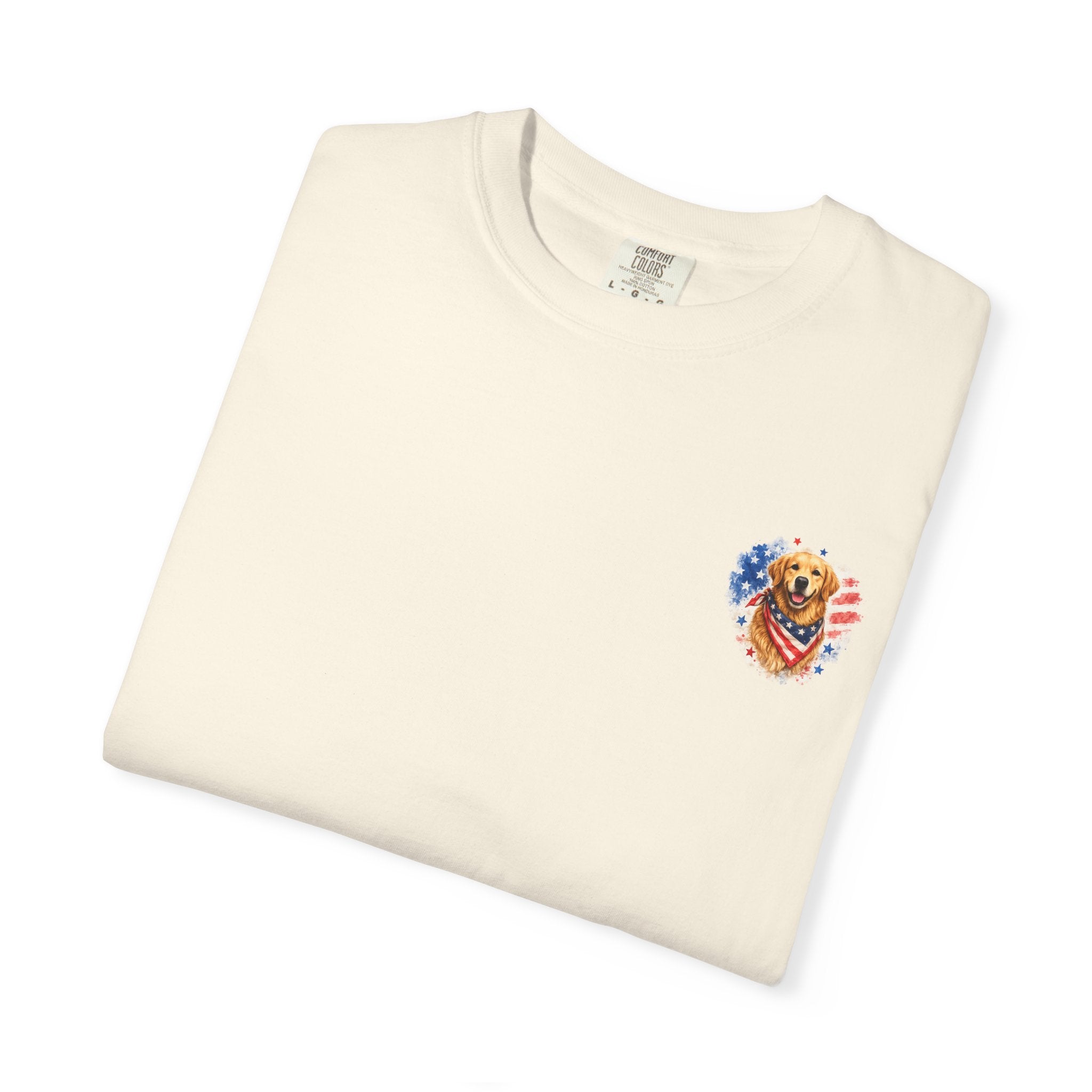 Patriotic Golden Retriever T-Shirt