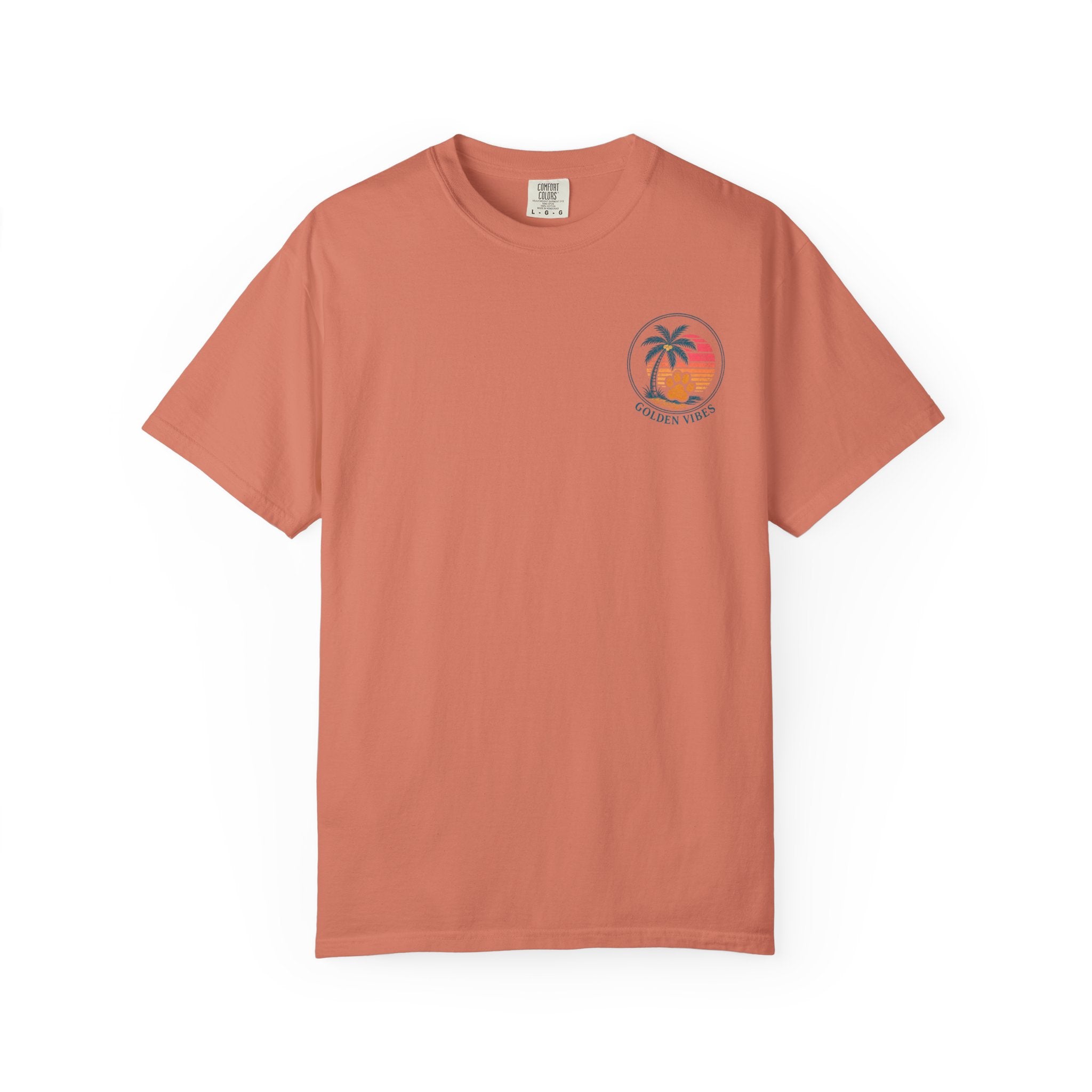 Enjoy the Ride T-Shirt — Golden Retriever Vintage Sunset Beach Tee
