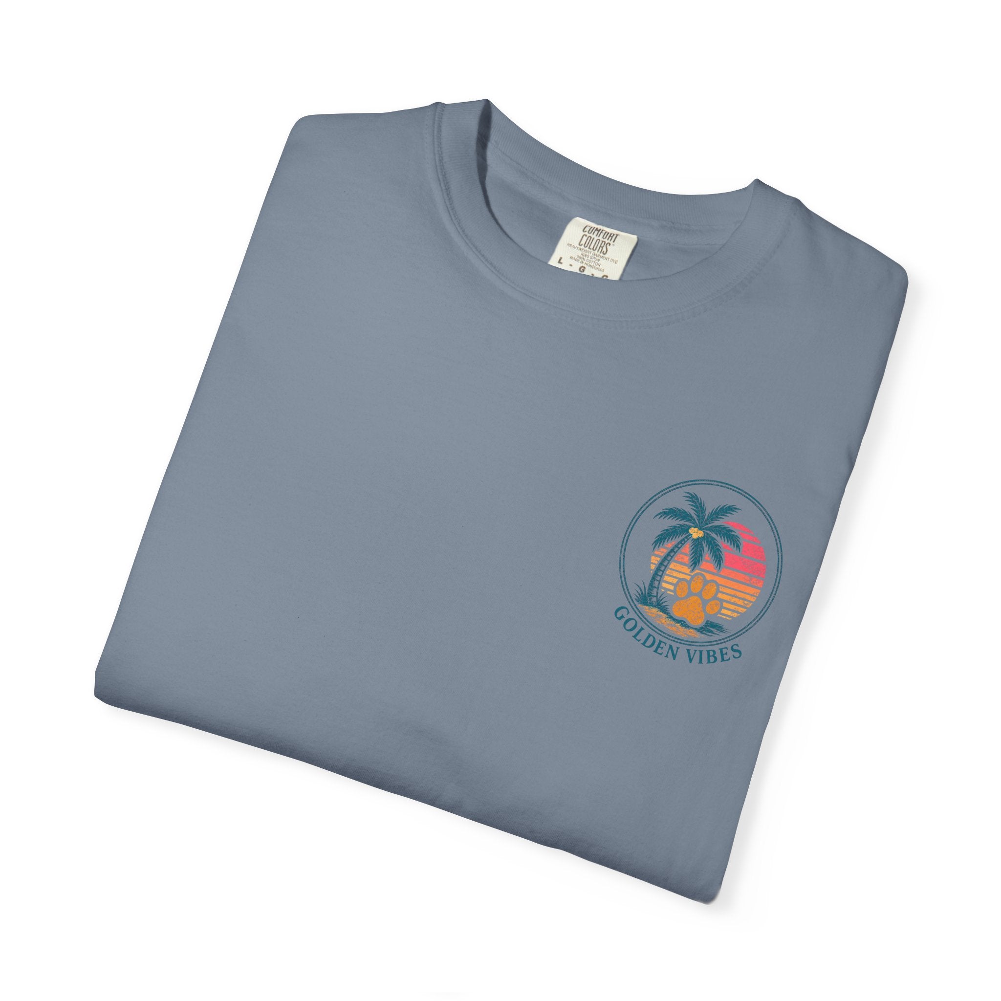 Enjoy the Ride T-Shirt — Golden Retriever Vintage Sunset Beach Tee